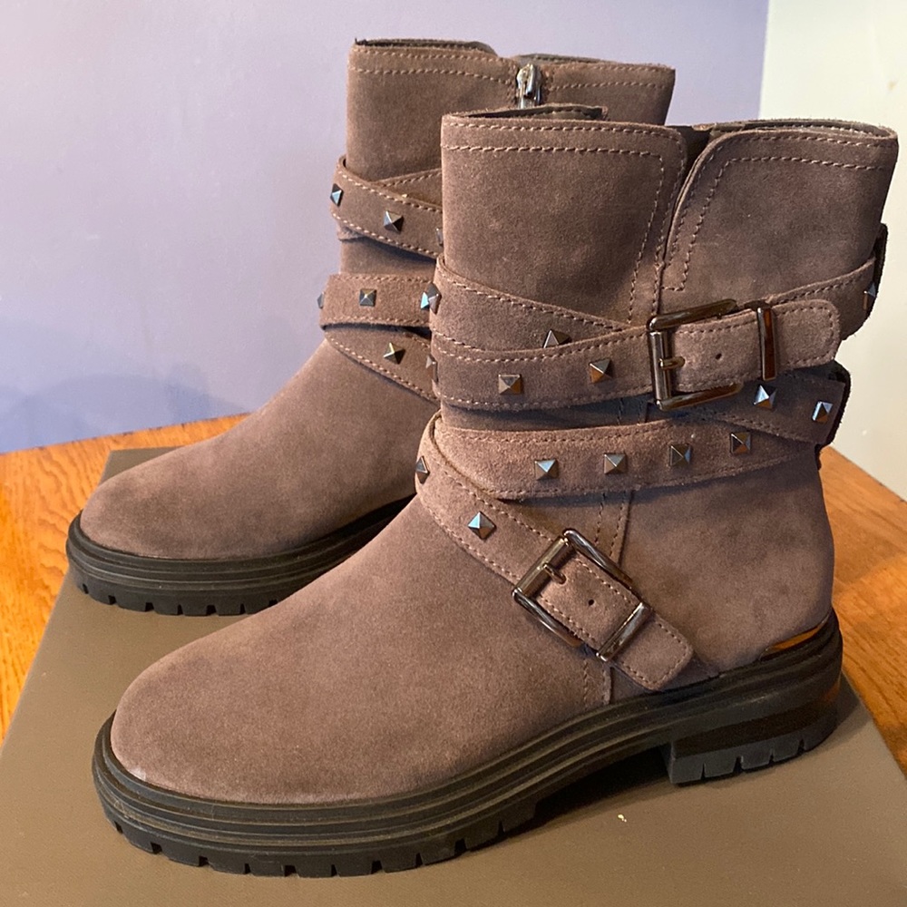 Dark grey Vince Camuto boots. Size 8